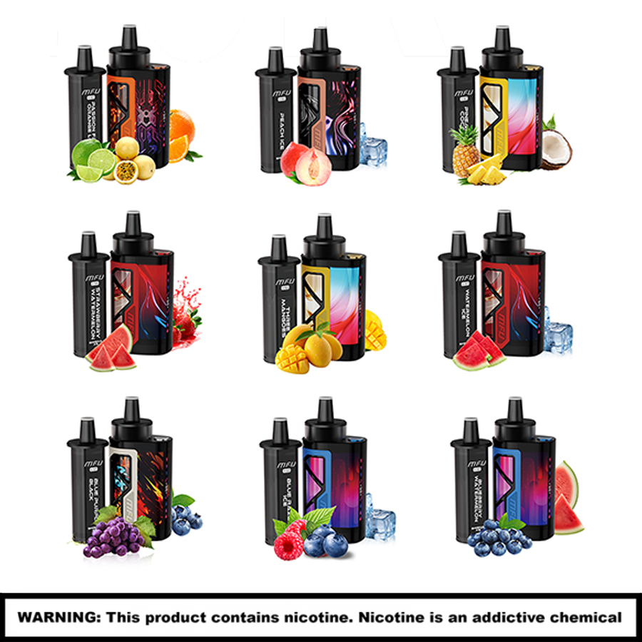 MFU Shisha X5 Hookalit Disposables | 5% Nicotine | 70000 Puffs | 5 Count Display product image